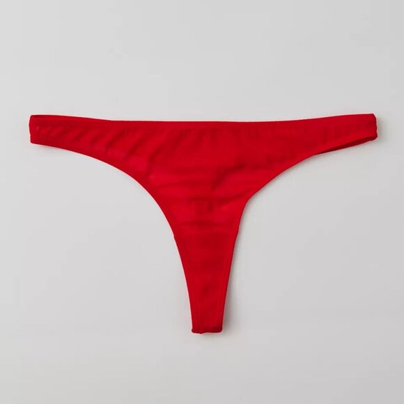 NWT UO Out From Under Mesh Red Thong Panty - Picture 3 of 6